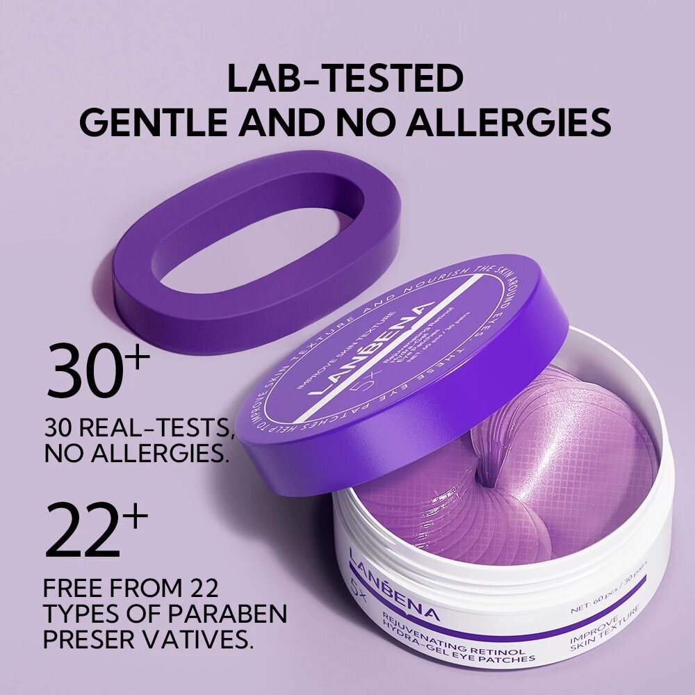 LANBENA Retinol Anti-Wrinkle E - Microneedle Patch Eye ulasan dan harga