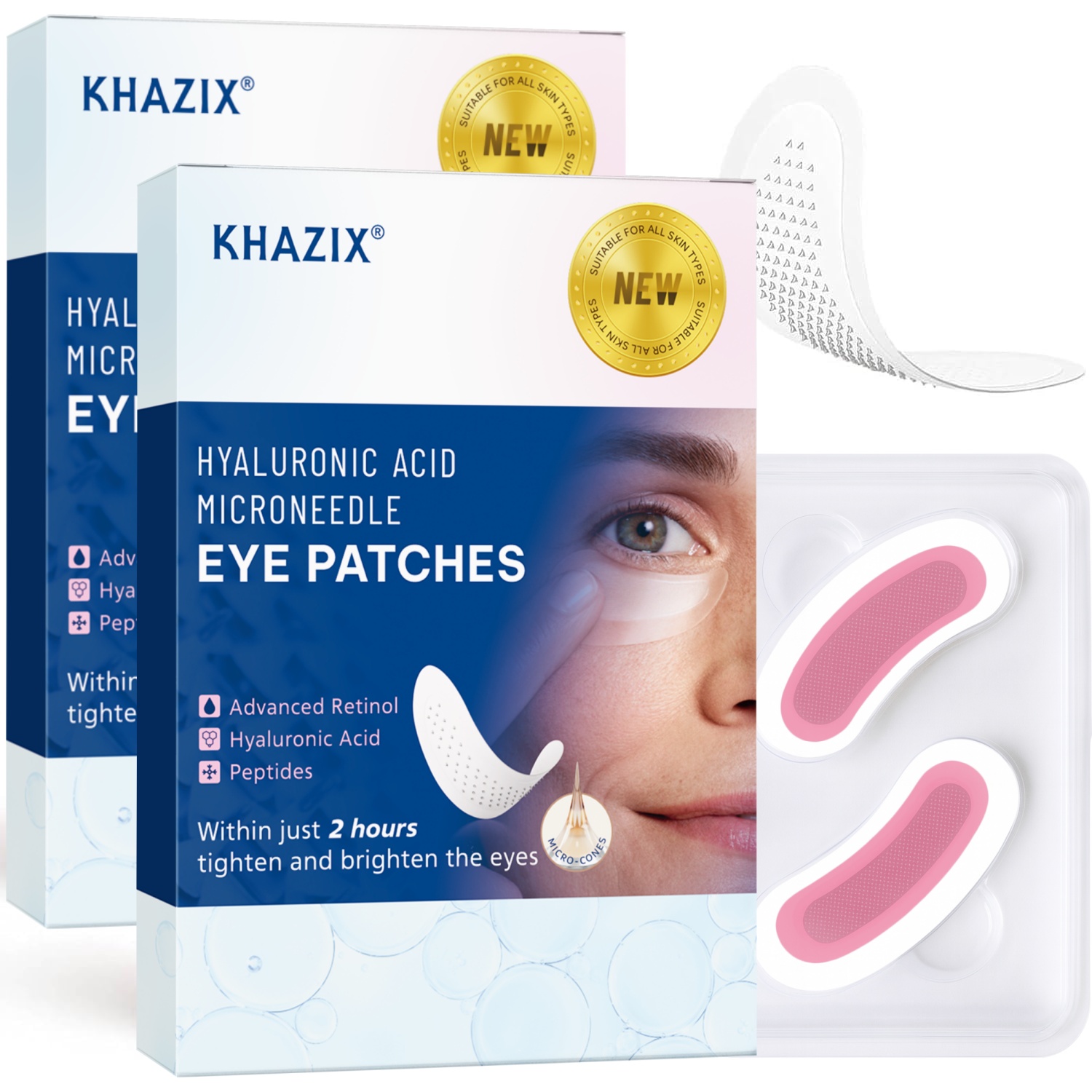 Retinol Microneedle Eye Patche - Microneedle Patch Eye ulasan dan harga