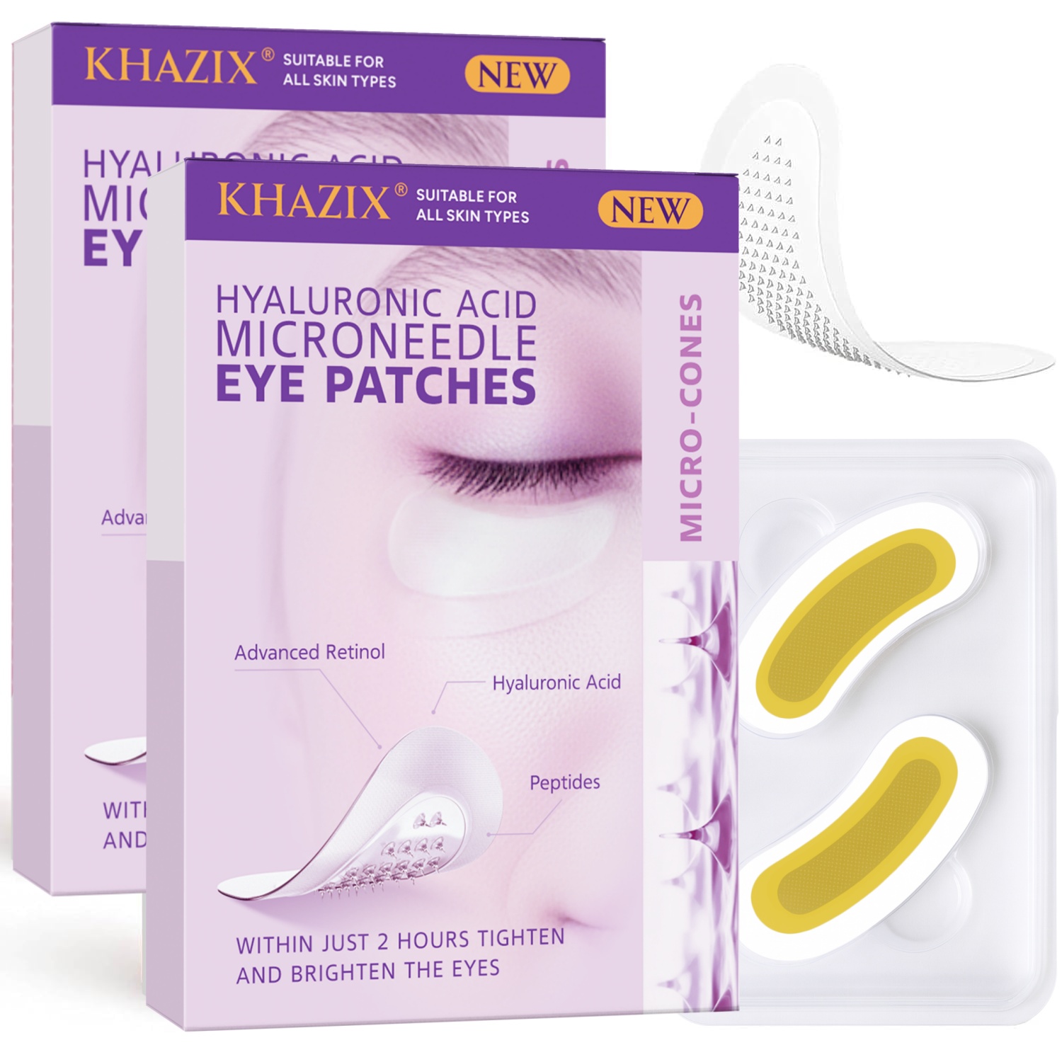 Retinol Microneedle Eye Patche - Microneedle Patch Eye ulasan dan harga