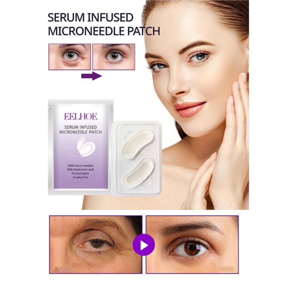 Micro-needle Eye Mask Patch, L - Microneedle Patch Eye ulasan dan harga