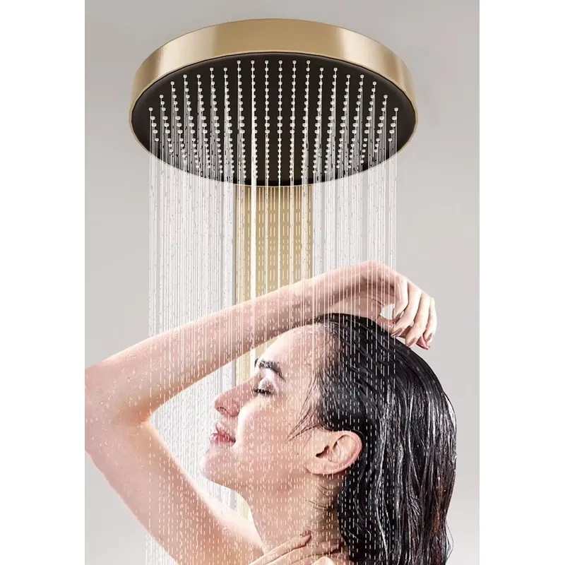 Brass Rainfall Shower Panel Se - Spa & Wellness Hotel Fitak * * * * ulasan dan harga