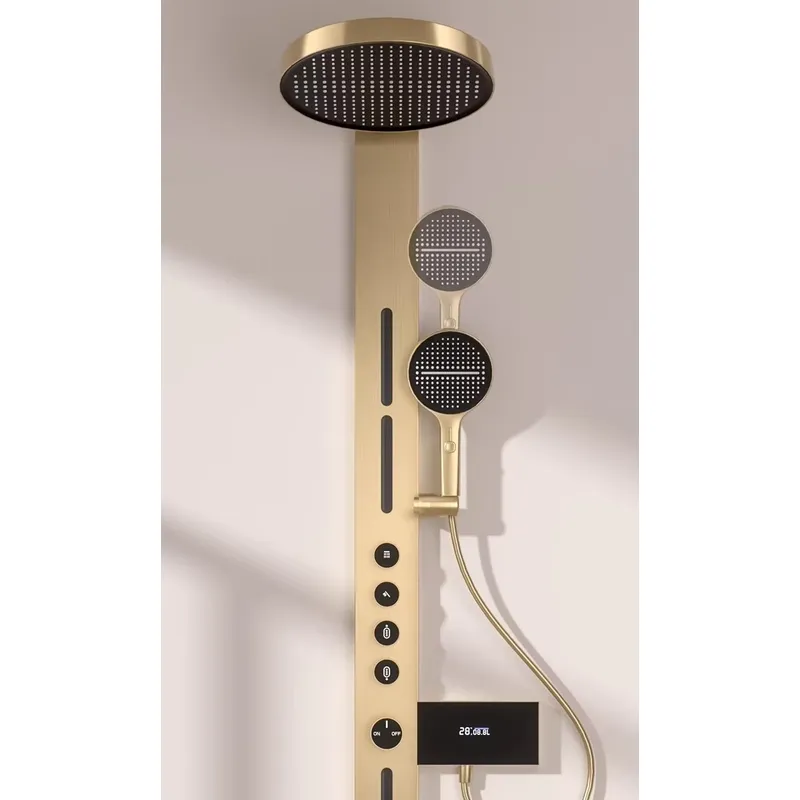 Brass Rainfall Shower Panel Se - Spa & Wellness Hotel Fitak * * * * ulasan dan harga